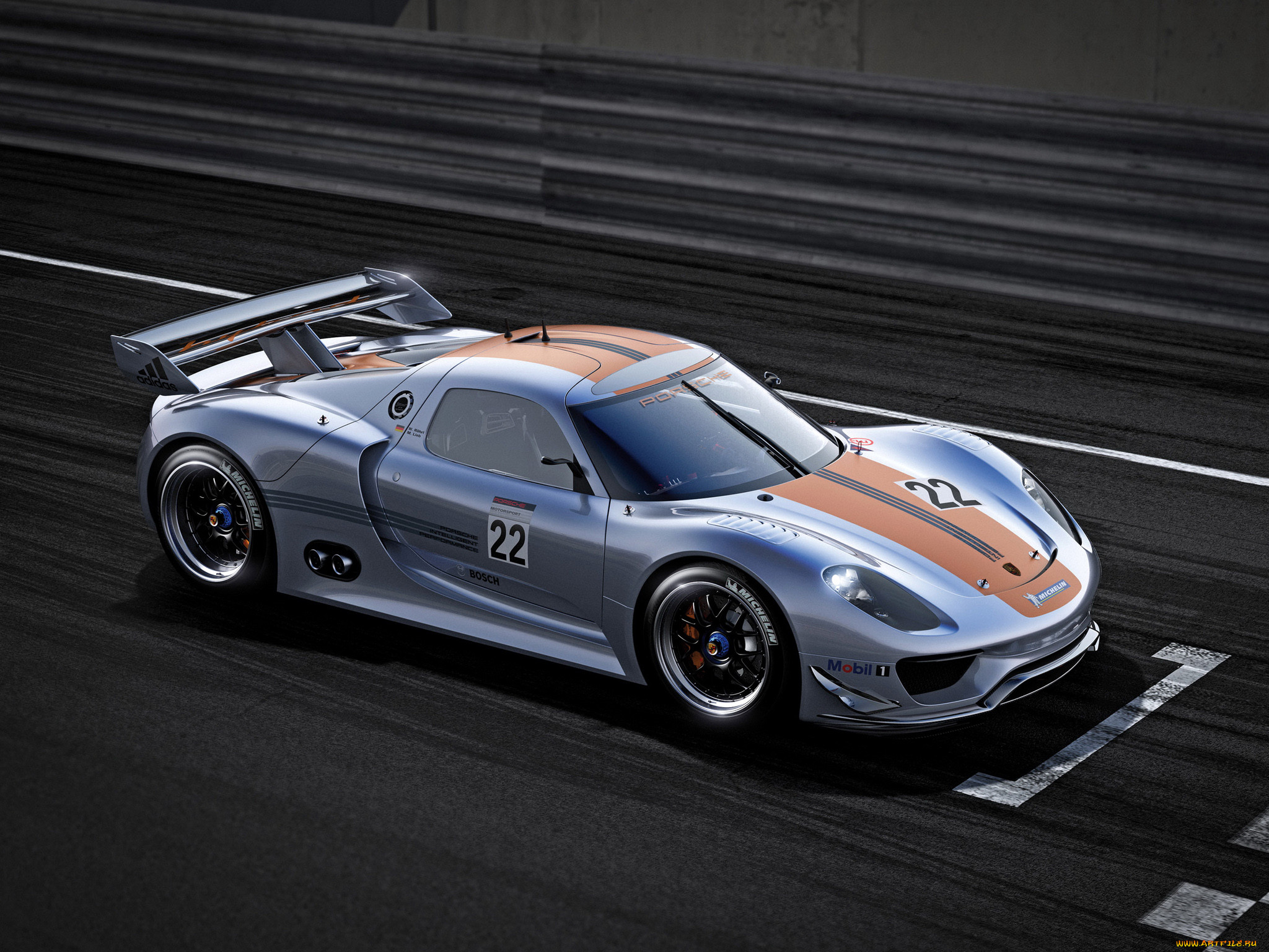 , porsche, 918, rsr